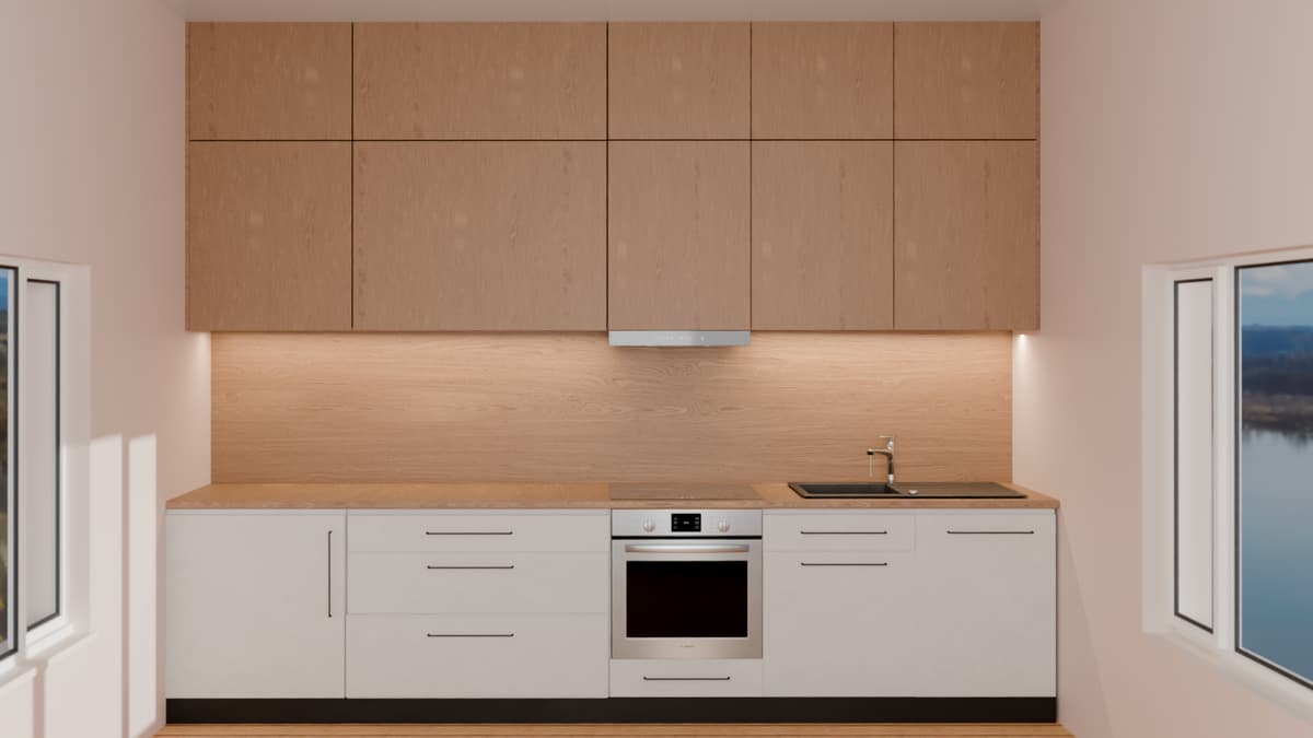 Kuchyně 3D vizualizace