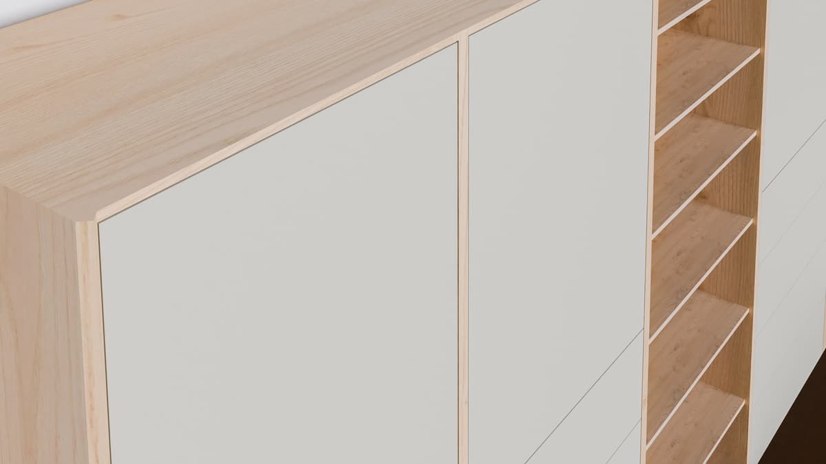 Vestavěná skříň – zavřená 3